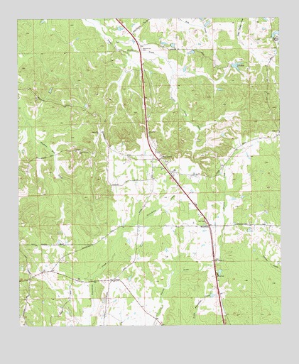 Pine Level, AL USGS Topographic Map