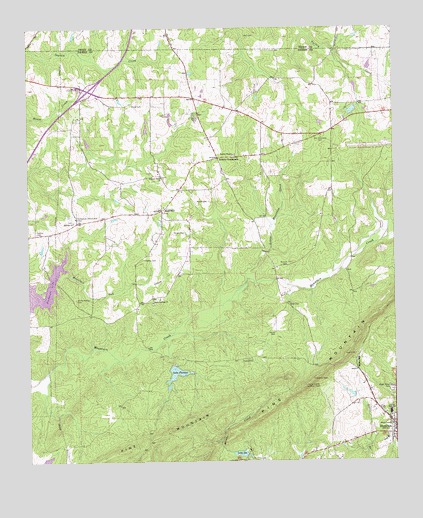 Pine Mountain SW, GA USGS Topographic Map