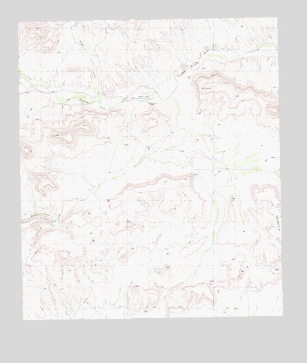 Pine Mountain West, TX USGS Topographic Map