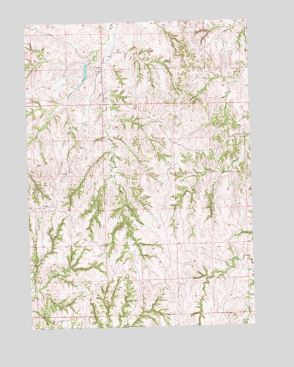 Pine Ridge NE, SD USGS Topographic Map