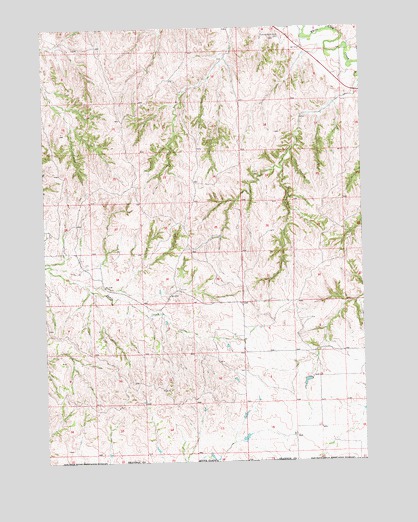Pine Ridge SW, SD USGS Topographic Map