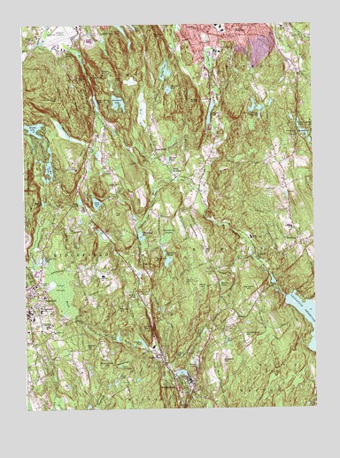 Bethel, CT USGS Topographic Map