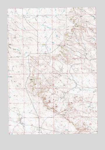Pine Spring, SD USGS Topographic Map