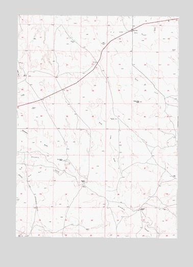 Pine Tree, WY USGS Topographic Map