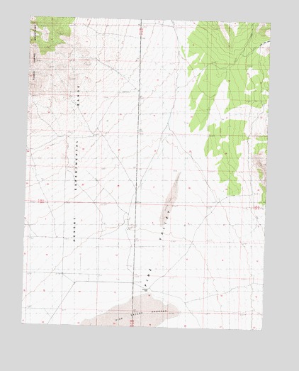 Pine Valley Hardpan North, UT USGS Topographic Map