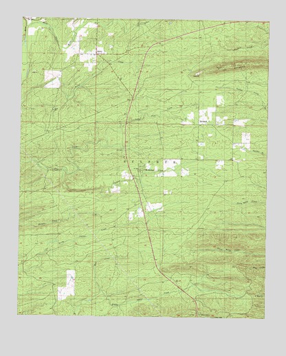 Bethel, OK USGS Topographic Map