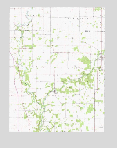 Pine Village, IN USGS Topographic Map