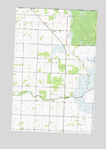 Pinecreek, MN USGS Topographic Map