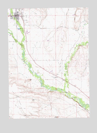 Pinedale, WY USGS Topographic Map