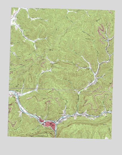Pineville, KY USGS Topographic Map