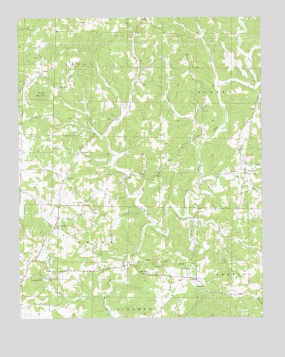 Pineville, AR USGS Topographic Map