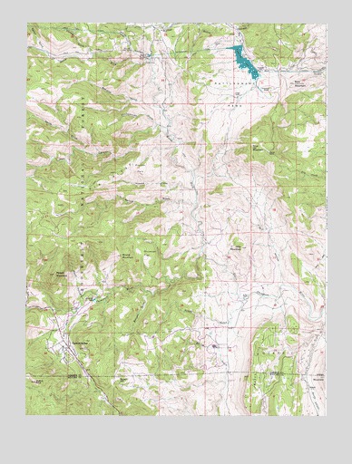 Pinewood Lake, CO USGS Topographic Map