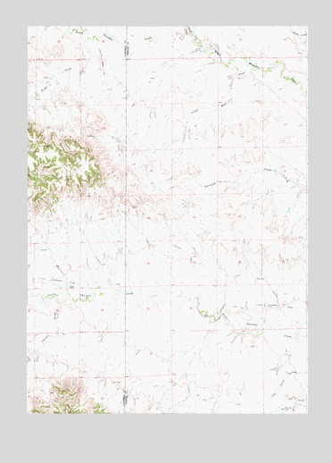 Piney Canyon NE, WY USGS Topographic Map