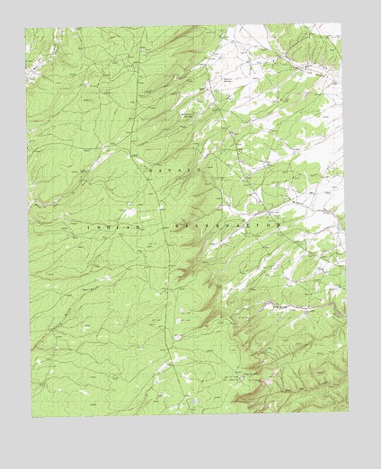 Piney Hill, AZ USGS Topographic Map