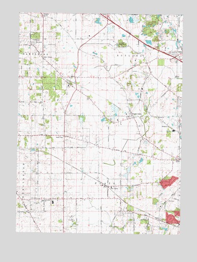 Pingree Grove, IL USGS Topographic Map
