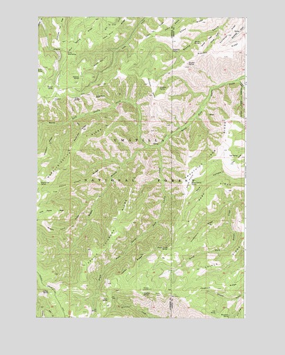 Pinkham Butte, WA USGS Topographic Map