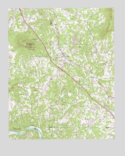 Pinnacle, NC USGS Topographic Map