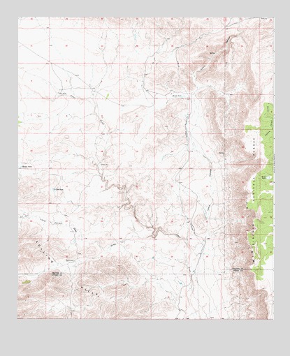Pinon Ranch, NM USGS Topographic Map