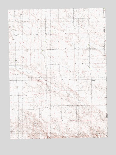 Bethel Cemetery, NE USGS Topographic Map
