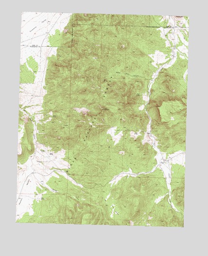 Pinto, UT USGS Topographic Map