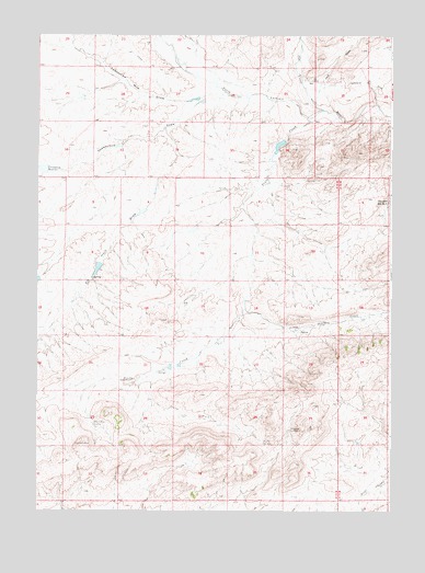 Pinto Creek, WY USGS Topographic Map