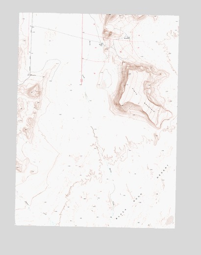 Pinto Mountain, NV USGS Topographic Map