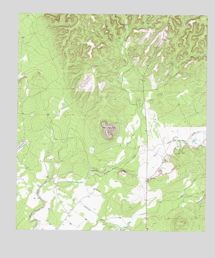 Pinto Mountain, TX USGS Topographic Map