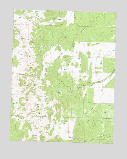 Pinto Spring, UT USGS Topographic Map