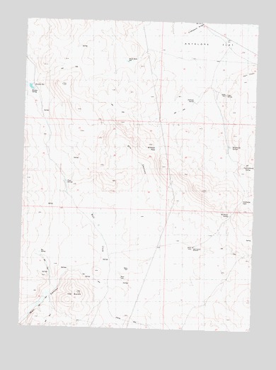 Pinto Springs, NV USGS Topographic Map