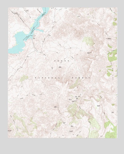 Pinyon Mountain, AZ USGS Topographic Map