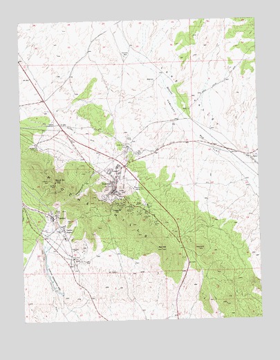 Pioche, NV USGS Topographic Map