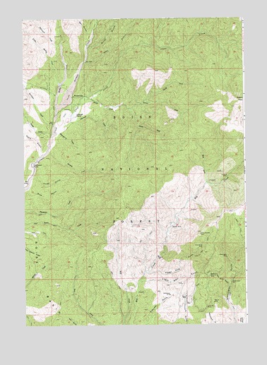 Pioneerville, ID USGS Topographic Map