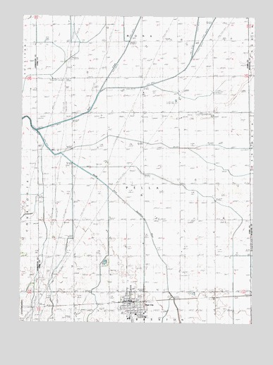 Piper City, IL USGS Topographic Map
