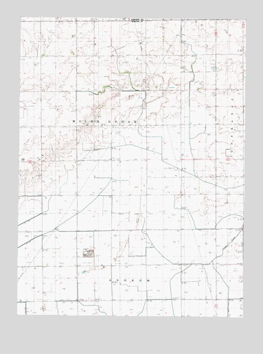 Piper City NE, IL USGS Topographic Map