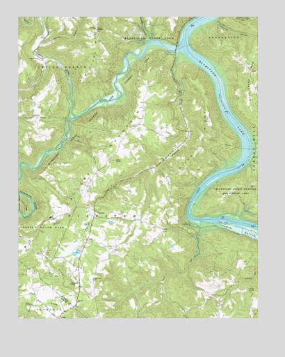 Pipestem, WV USGS Topographic Map