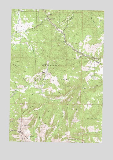 Pipestone Pass, MT USGS Topographic Map