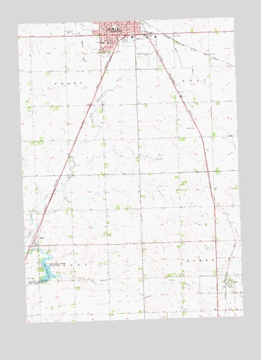Pipestone South, MN USGS Topographic Map