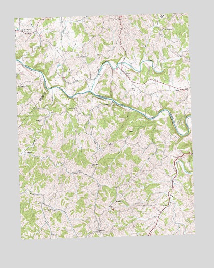 Piqua, KY USGS Topographic Map