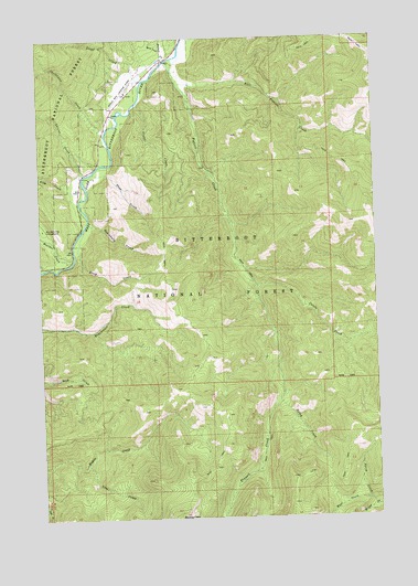 Piquett Creek, MT USGS Topographic Map
