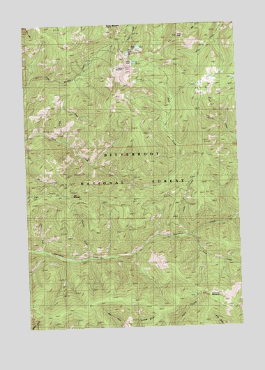Piquett Mountain, MT USGS Topographic Map