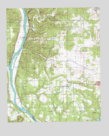 Bethesda, AR USGS Topographic Map