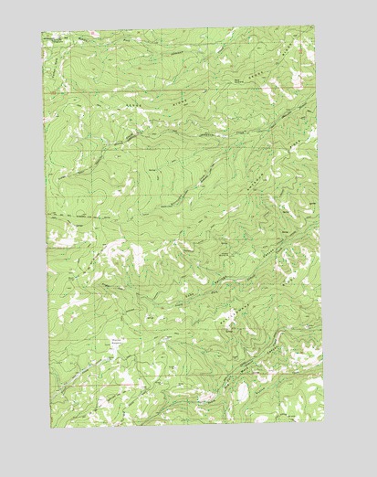 Piscoe Meadow, WA USGS Topographic Map