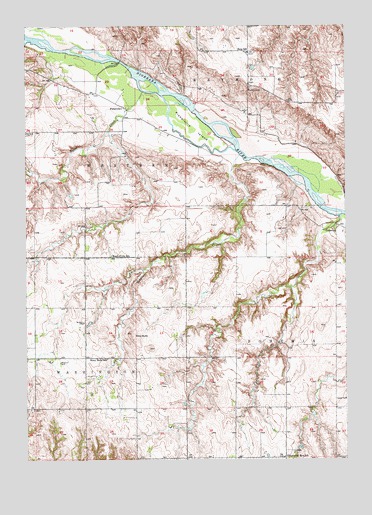 Pishelville, NE USGS Topographic Map
