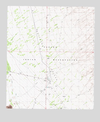Pisinimo, AZ USGS Topographic Map