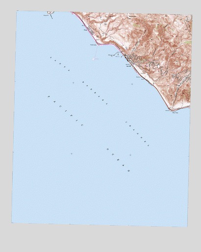 Pitas Point, CA USGS Topographic Map