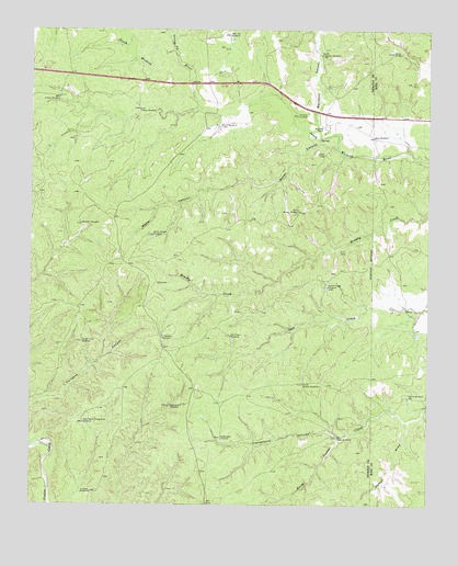 Pitchfork Ranch, TX USGS Topographic Map