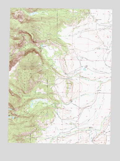 Pitchpine Mountain, CO USGS Topographic Map