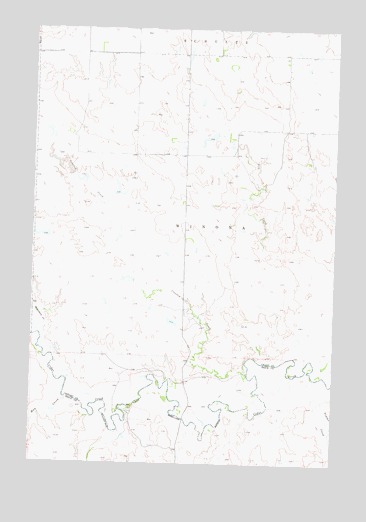 Pitt Creek, ND USGS Topographic Map