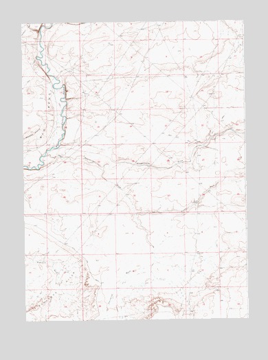 Pittman Well, WY USGS Topographic Map