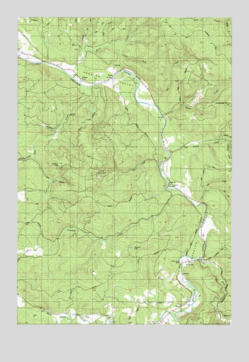 Pittsburg, OR USGS Topographic Map